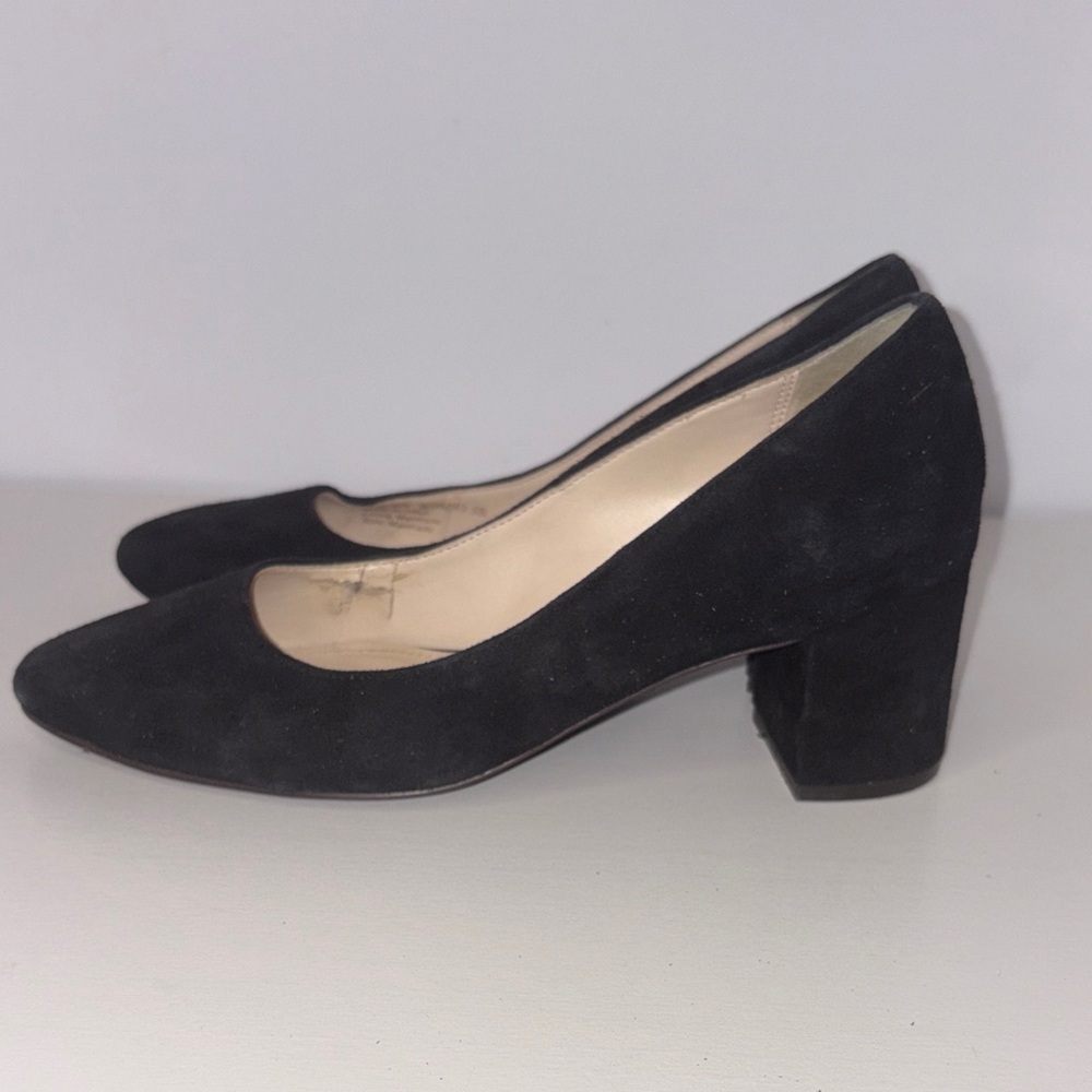 Cole Haan Women's Black Suede Heels - Picture 5 of 6